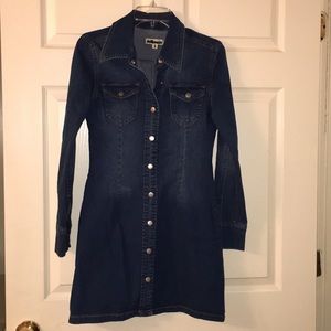 Dollhouse Jean Jacket Dress